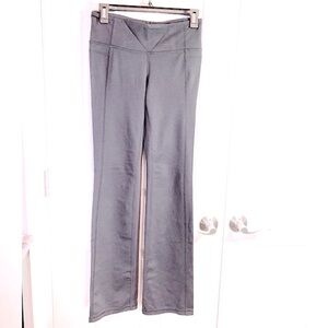Athleta Straight Up Yoga Pants Slim Gray Size Small